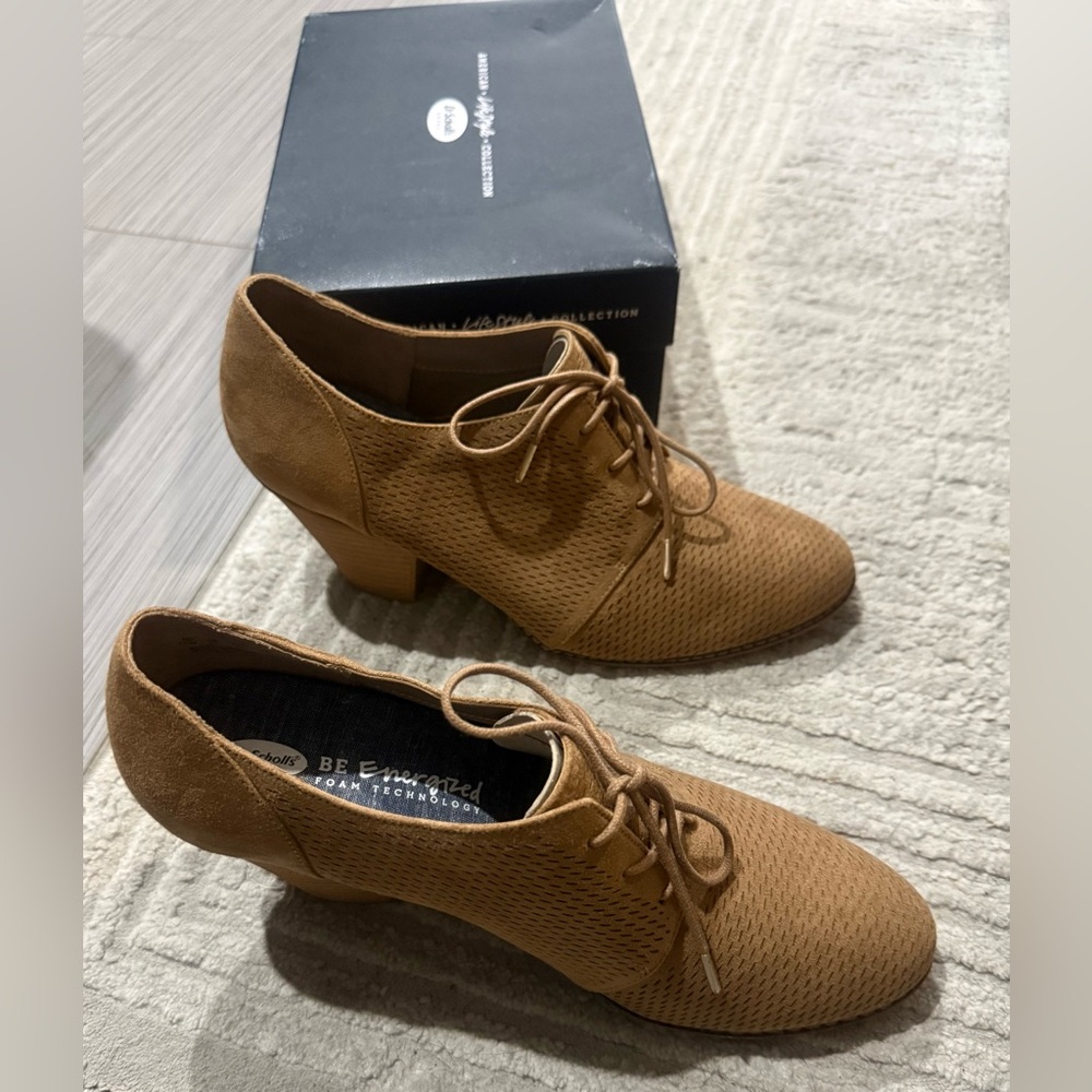 Dr. Scholl’s American Lifestyle Collection Lace-Up Booties Coconut 11M - Picture 8 of 10